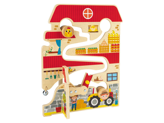 Jeu de labyrinthe en bois