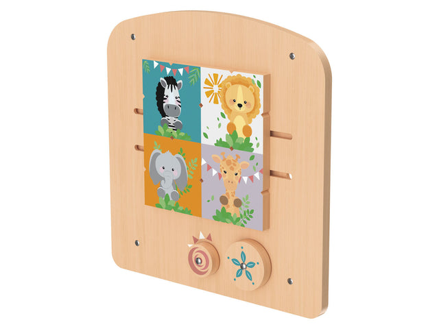 Playtive Jeu mural en bois véritable, 2 pièces