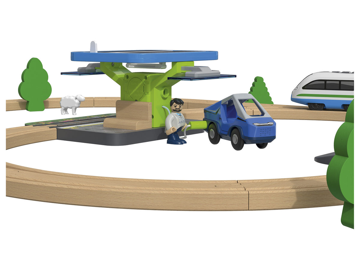 Set de chemin de fer en bois