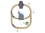 Set de chemin de fer en bois