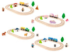 Set de chemin de fer en bois
