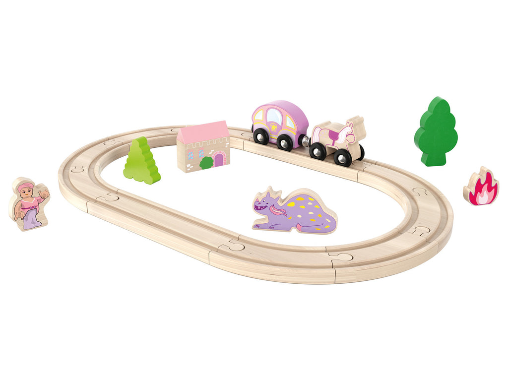 Set de chemin de fer en bois