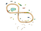 Set de chemin de fer en bois