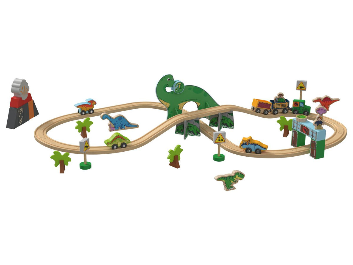 Set de chemin de fer en bois