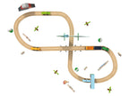 Set de chemin de fer en bois