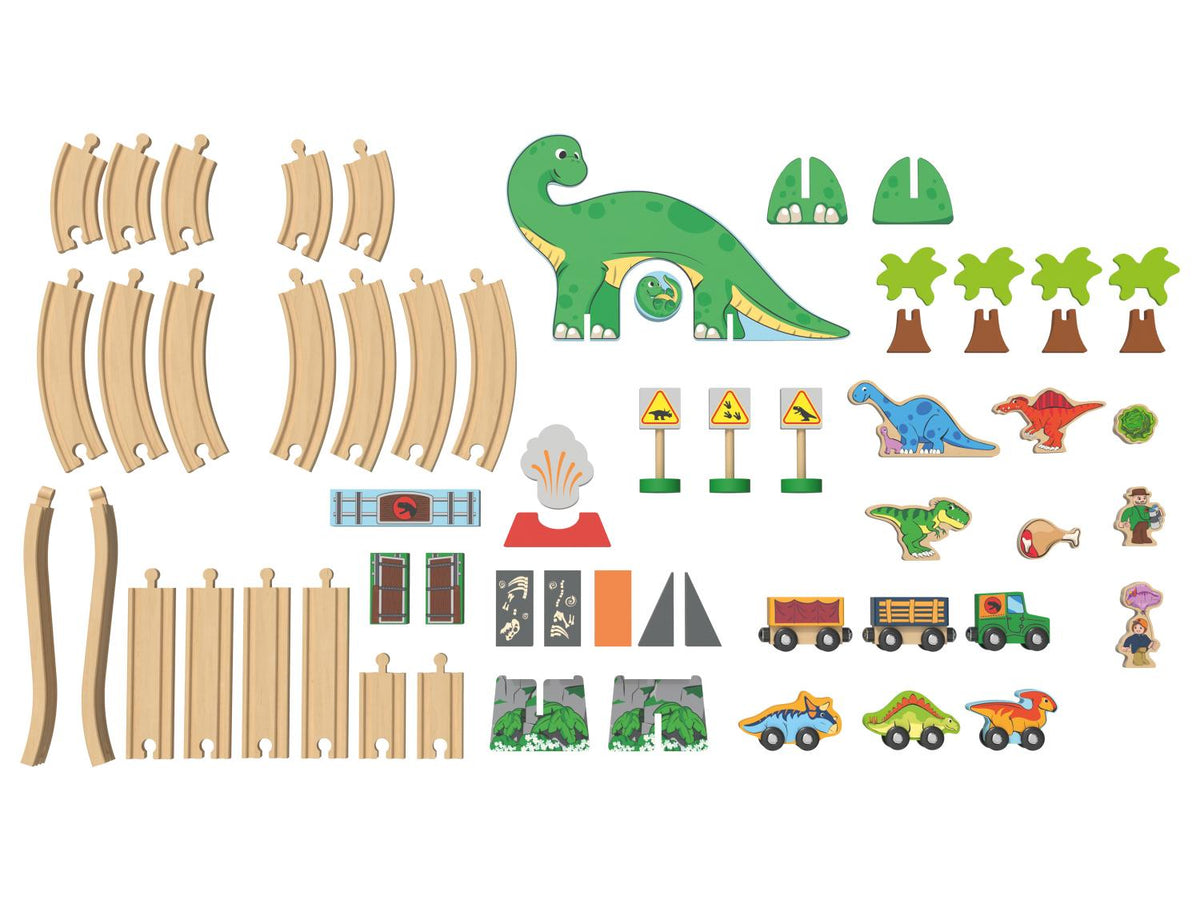 Set de chemin de fer en bois