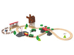 Set de chemin de fer en bois