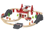 Set de chemin de fer en bois