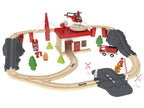 Set de chemin de fer en bois
