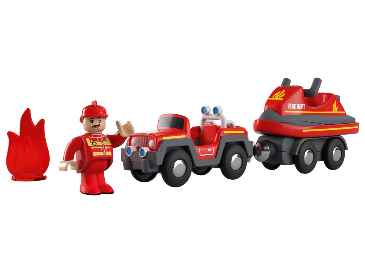 Set de figurines d'intervention ferrovière