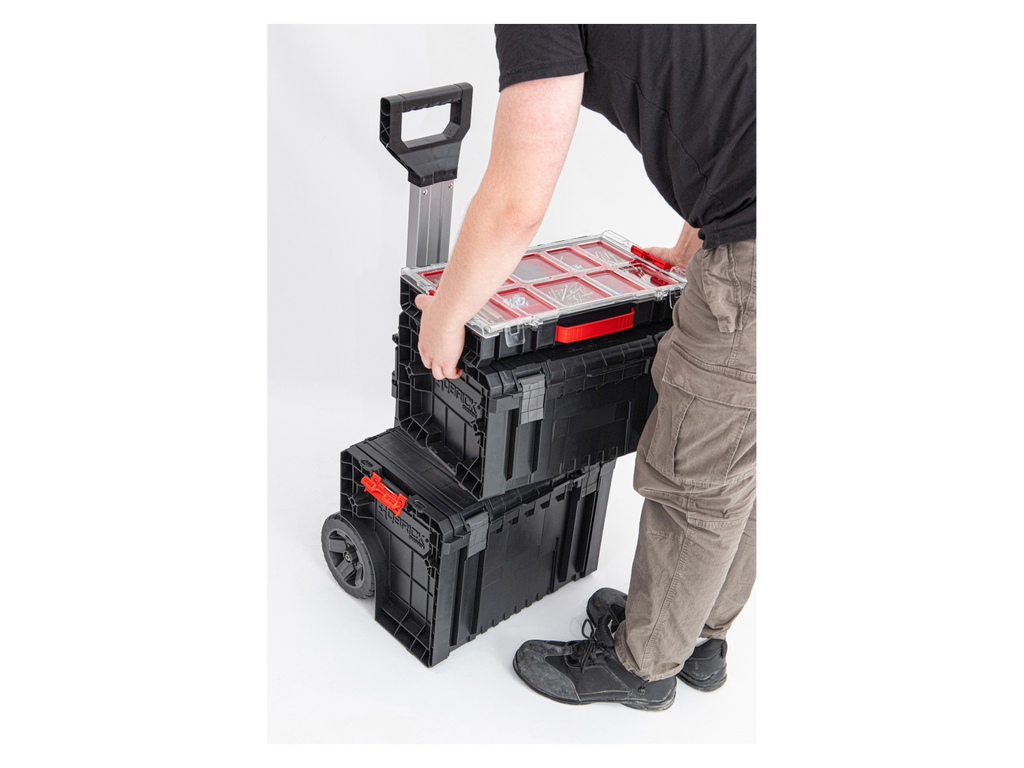 Kit caisse à outils sur roulettes, 3 pièces