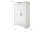 Armoire penderie Ava, 3 portes