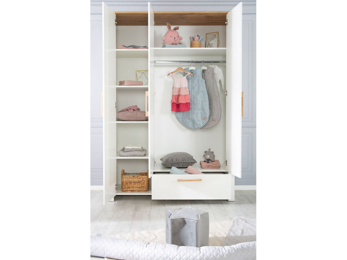 Armoire penderie Ava, 3 portes