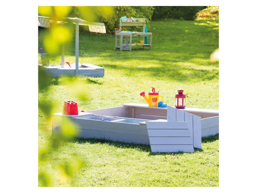 Bac à sable extérieur + avec bacs de jeux