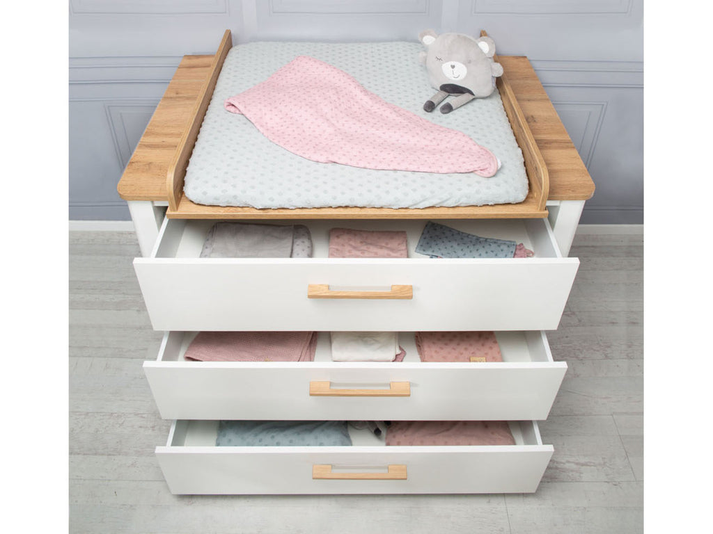 Commode à langer Ava, avec plan à langer amovible
