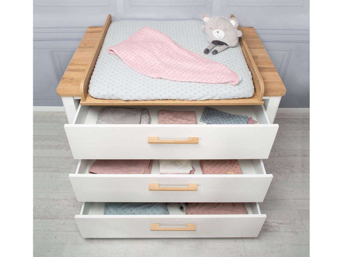 Commode à langer Ava, avec plan à langer amovible