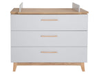 Commode à langer Caro, avec plan à langer amovible
