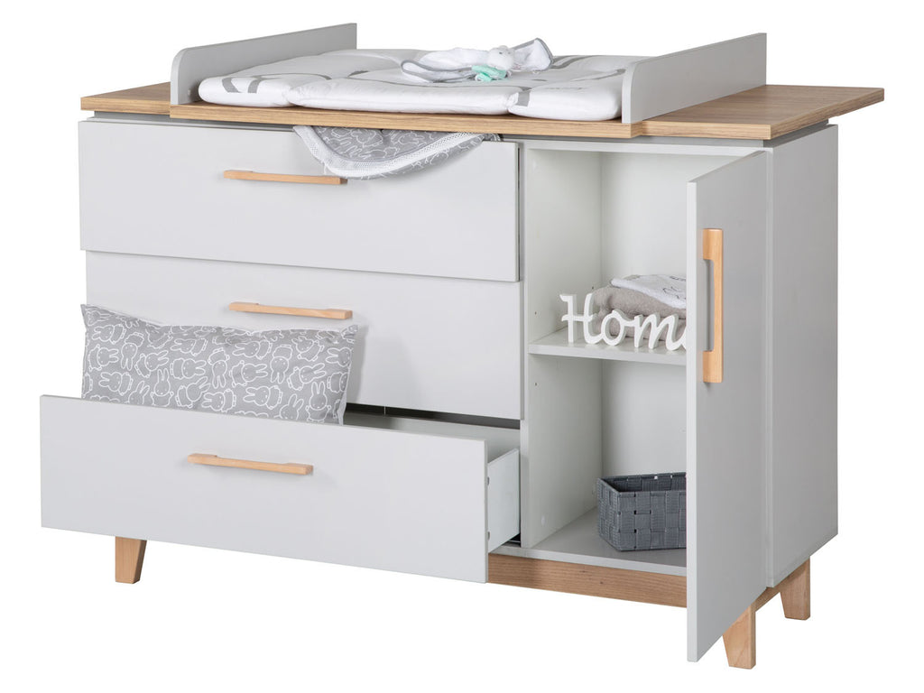 Commode à langer Caro, avec plan à langer amovible