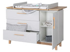 Commode à langer Caro, avec plan à langer amovible