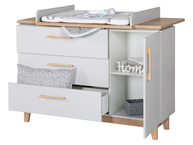 Commode à langer Caro, avec plan à langer amovible