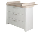 Commode à langer Helene, avec plan à langer amovible