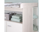 Commode à langer Julia, blanche, avec plan à langer amovible