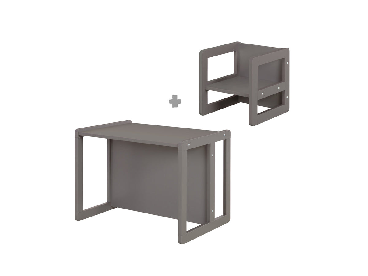 Ensemble de table et chaises pour tout-petits « Montessori 3 en 1 », 2 pièces