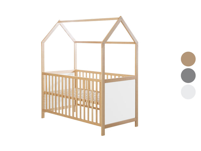Lit cabane 70x140, réglable en hauteur