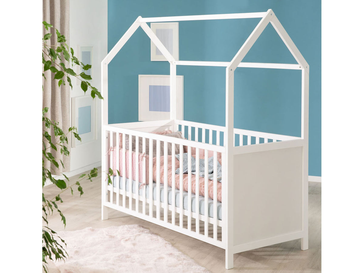 Lit cabane 70x140, réglable en hauteur