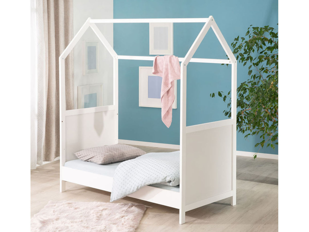 Lit cabane 70x140, réglable en hauteur