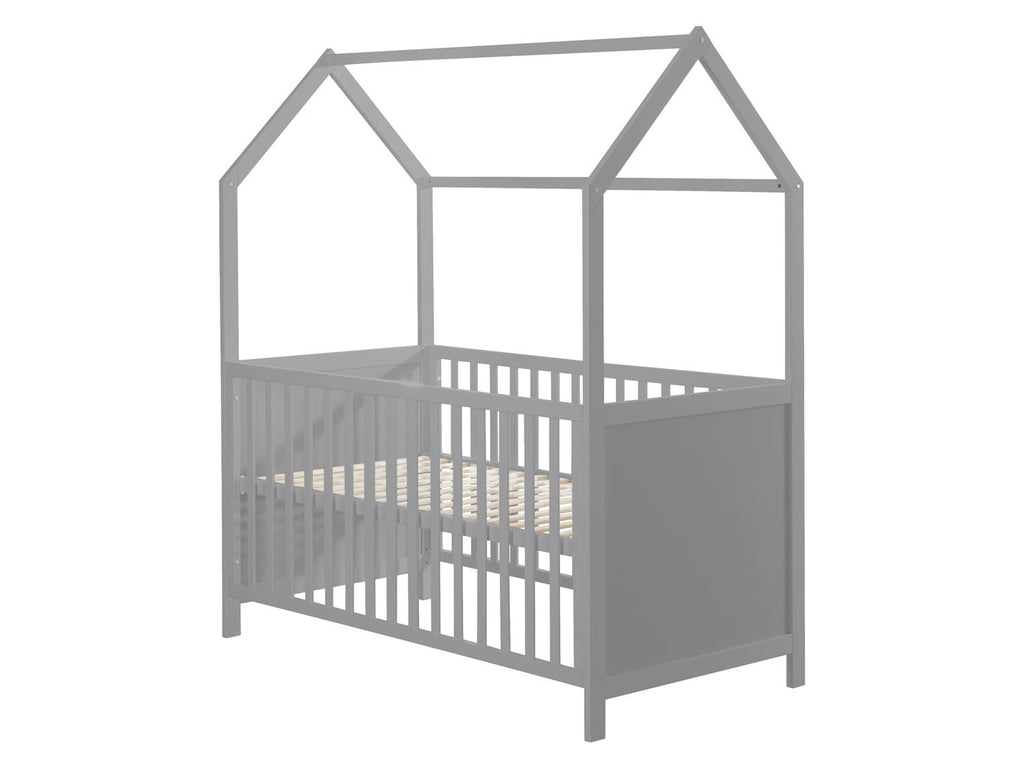 Lit cabane 70x140, réglable en hauteur