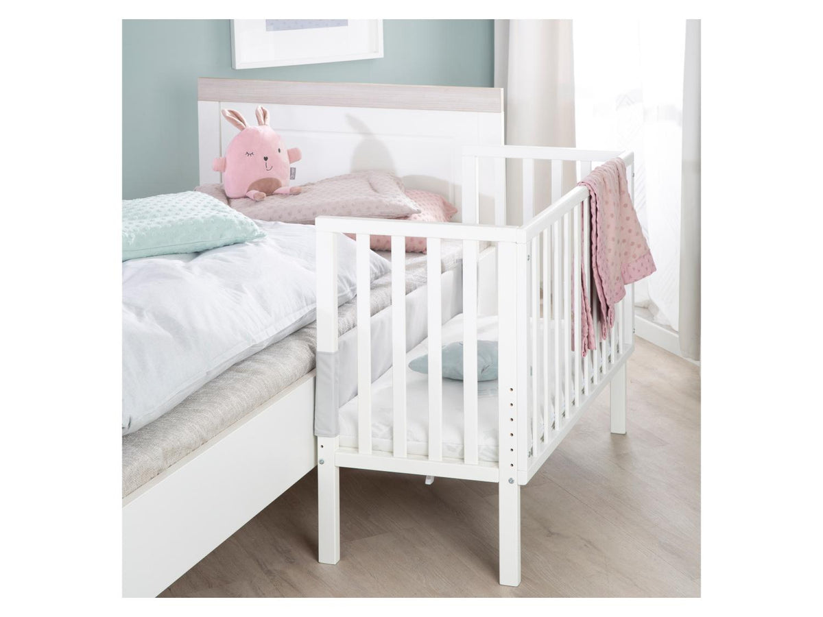 Lit co-dodo 2en1 avec barrière + matelas