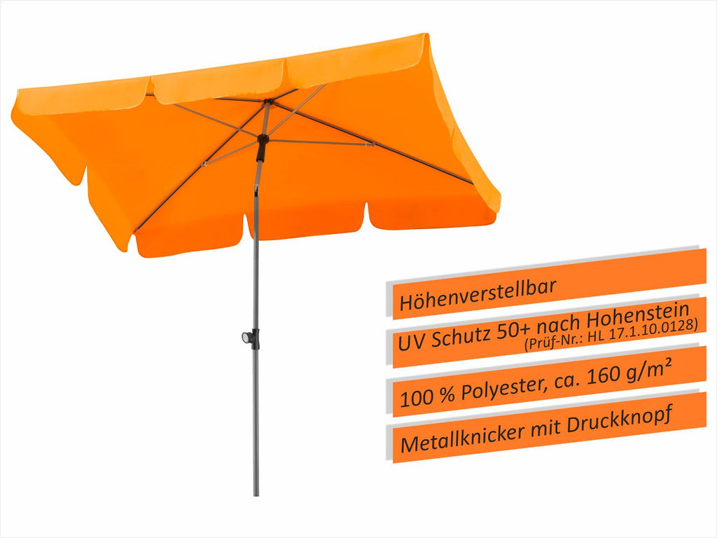 Parasol rectangulaire Locarno