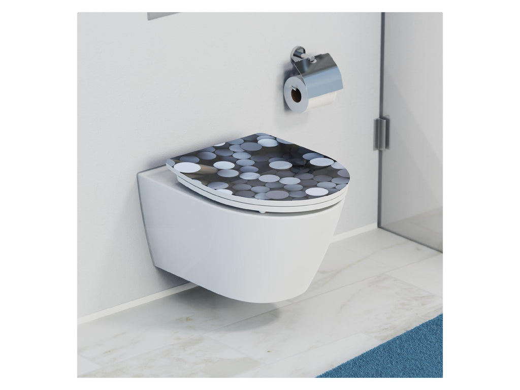 Abattant WC High Gloss, avec fermeture en douceur