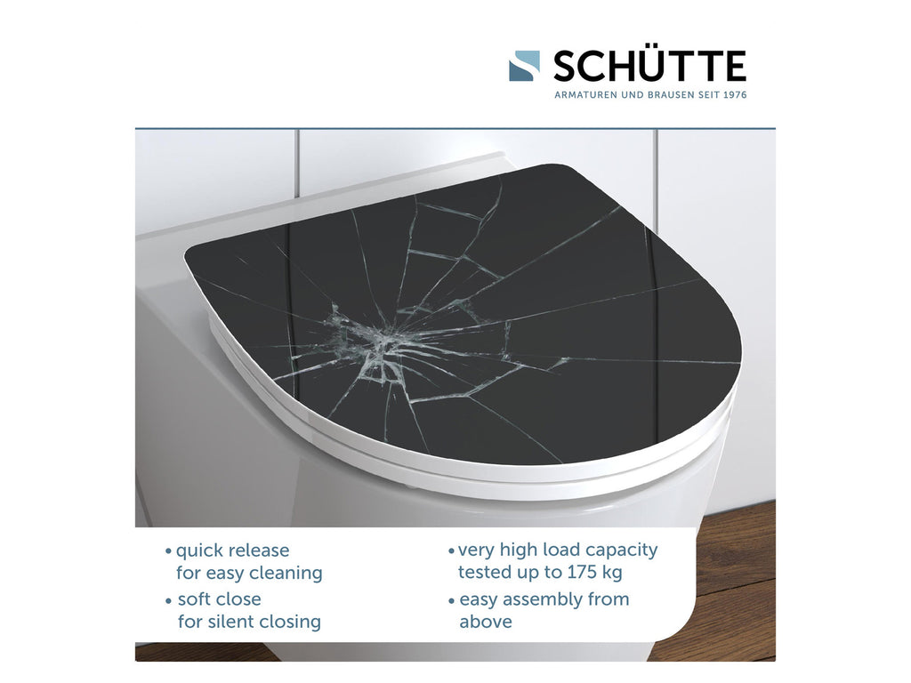 Abattant WC High Gloss, avec fermeture en douceur