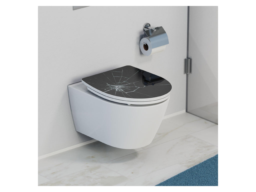 Abattant WC High Gloss, avec fermeture en douceur