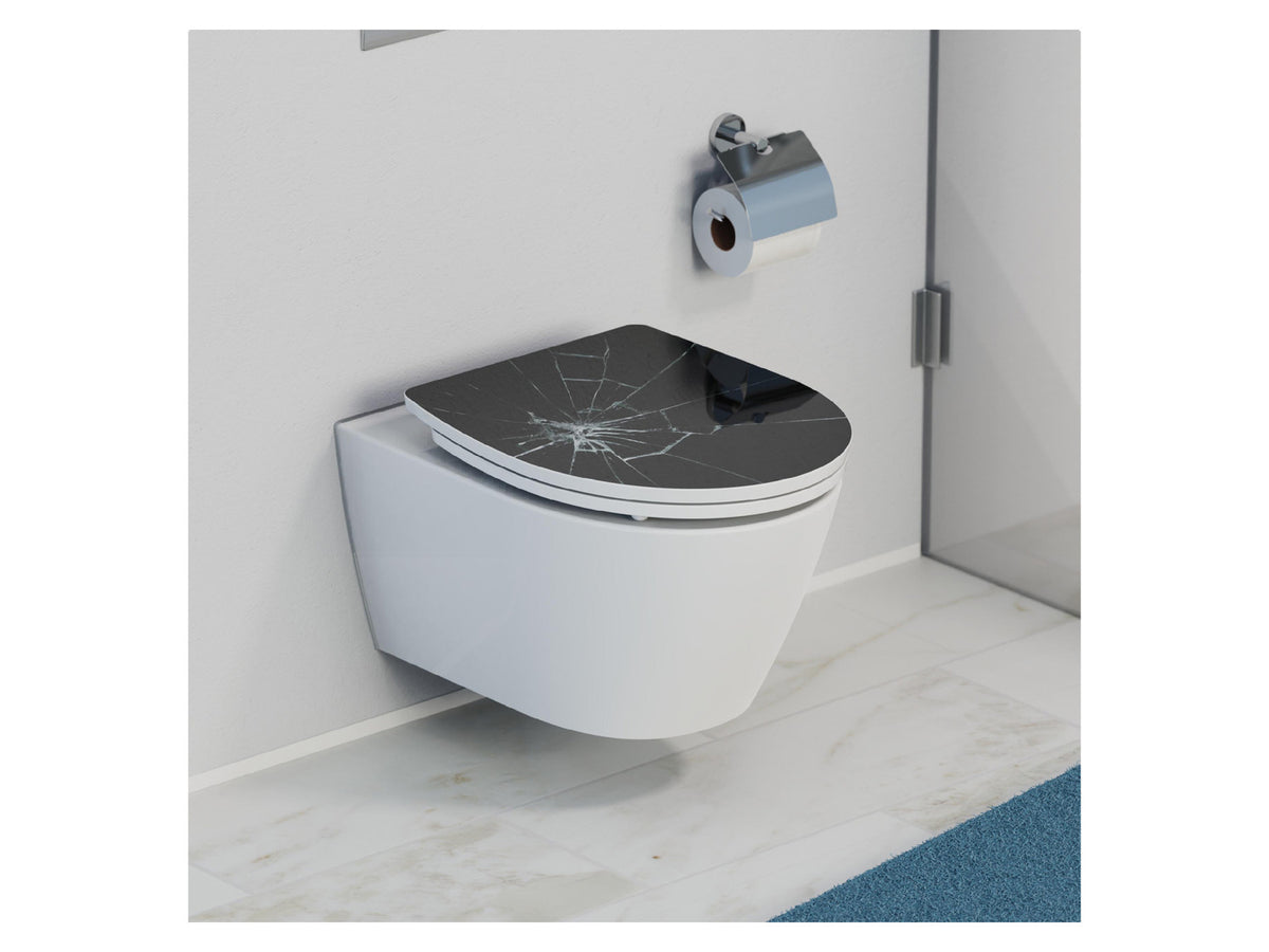 Abattant WC High Gloss, avec fermeture en douceur