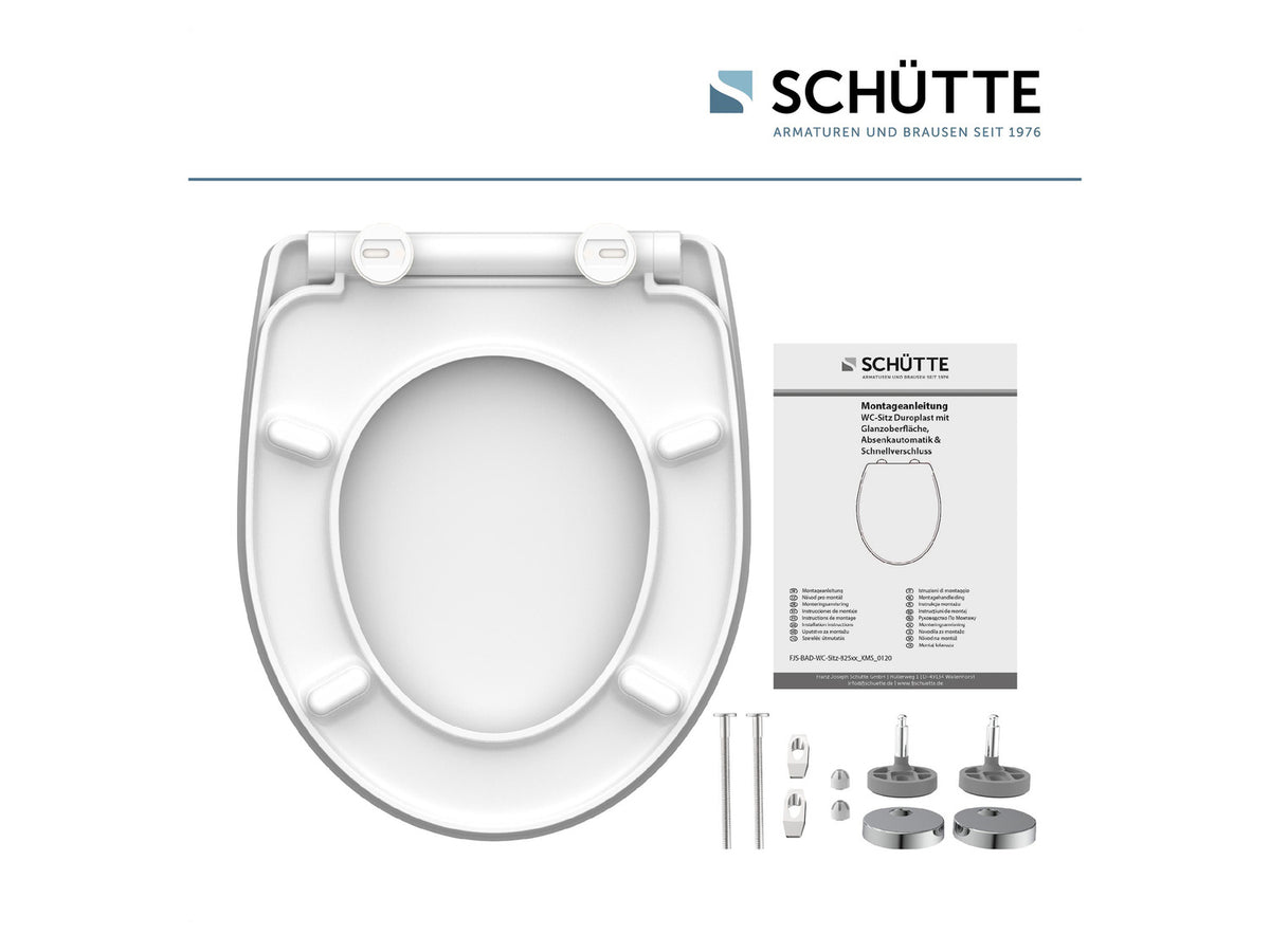 Abattant WC High Gloss, avec fermeture en douceur