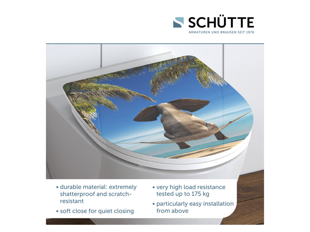 Abattant WC High Gloss, avec fermeture en douceur