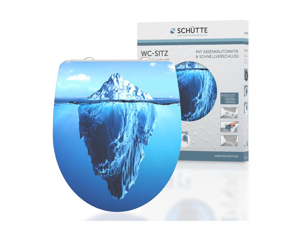 Abattant WC High Gloss, avec fermeture en douceur