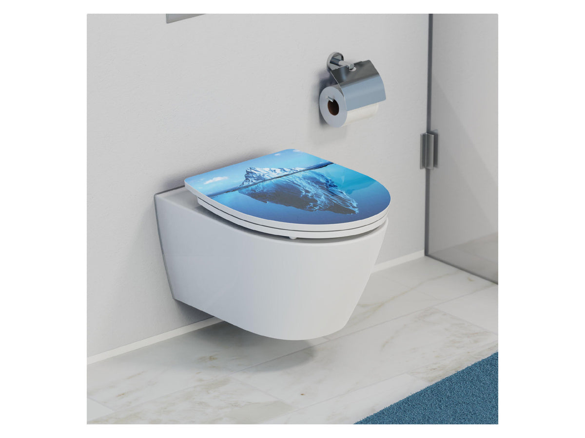 Abattant WC High Gloss, avec fermeture en douceur