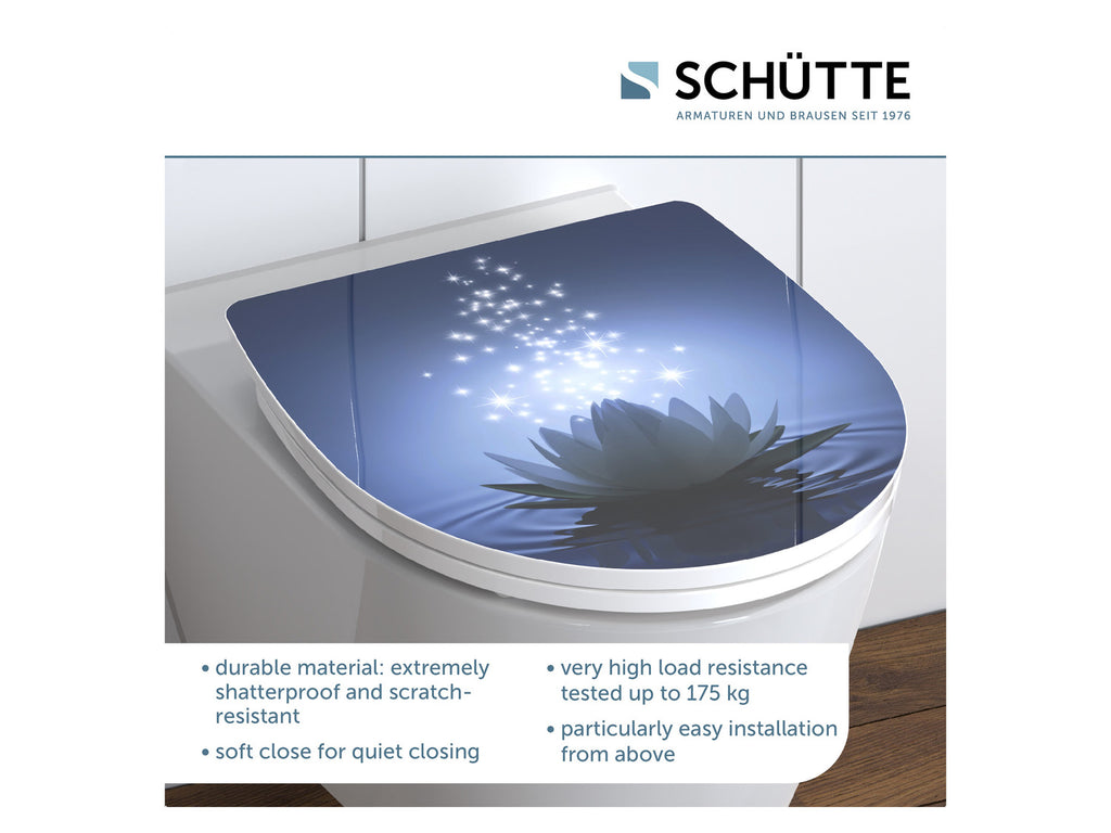 Abattant WC High Gloss, avec fermeture en douceur