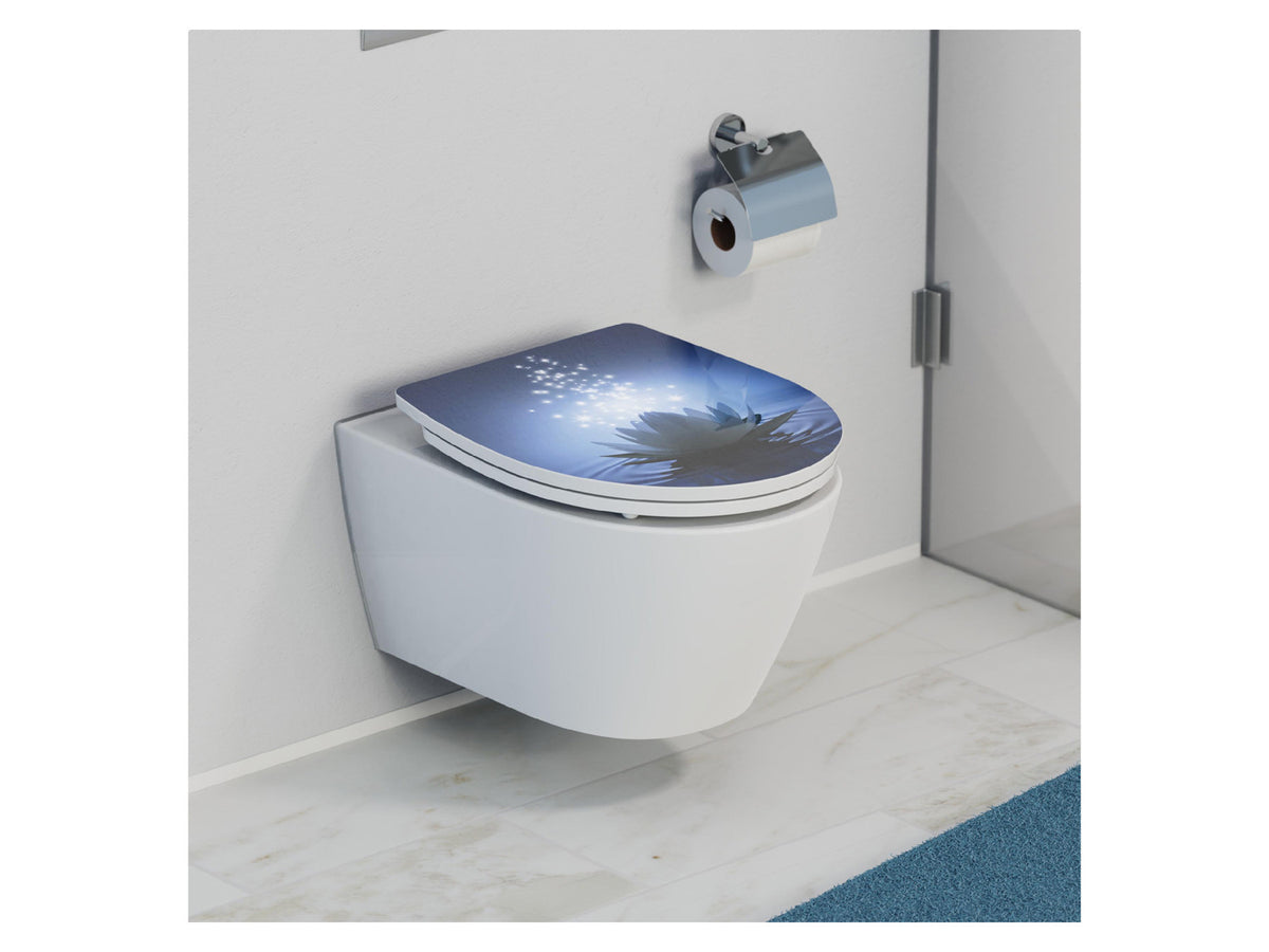 Abattant WC High Gloss, avec fermeture en douceur