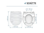Abattant WC High Gloss, avec fermeture en douceur