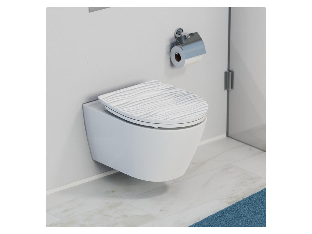 Abattant WC High Gloss, avec fermeture en douceur
