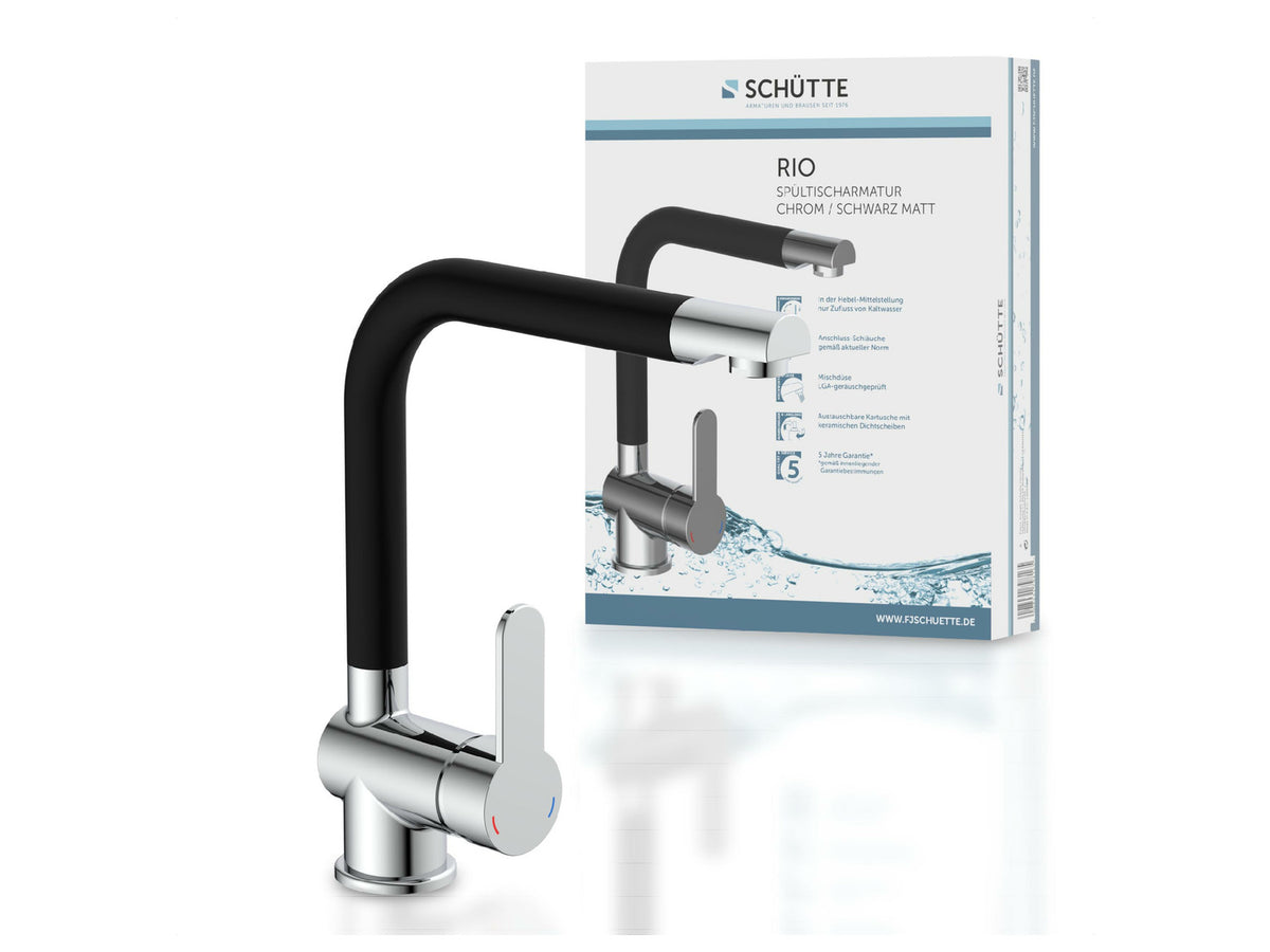 Mitigeur robinet de cuisine RIO, avec bec rétractable