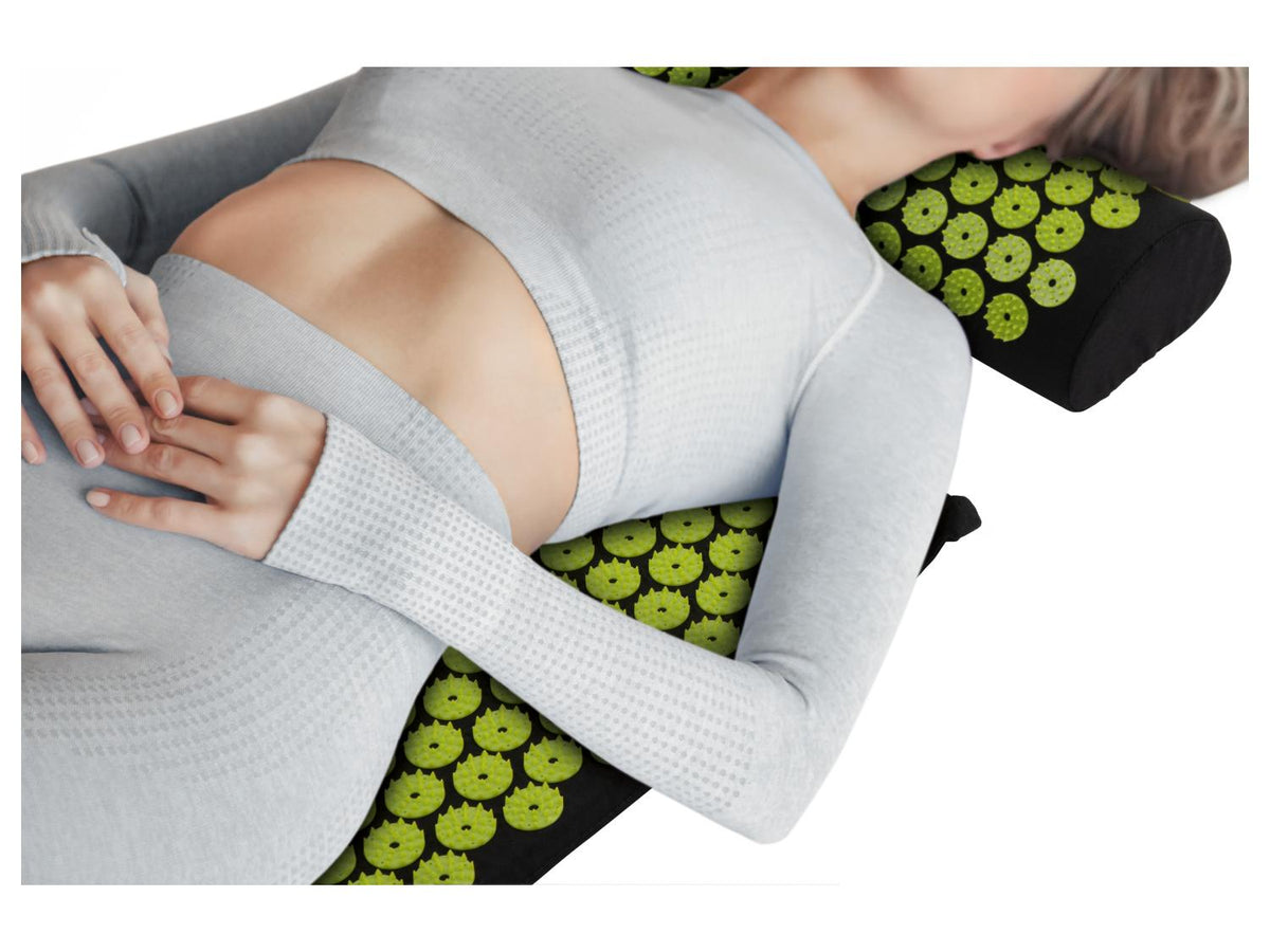 Tapis d'acupression avec oreiller