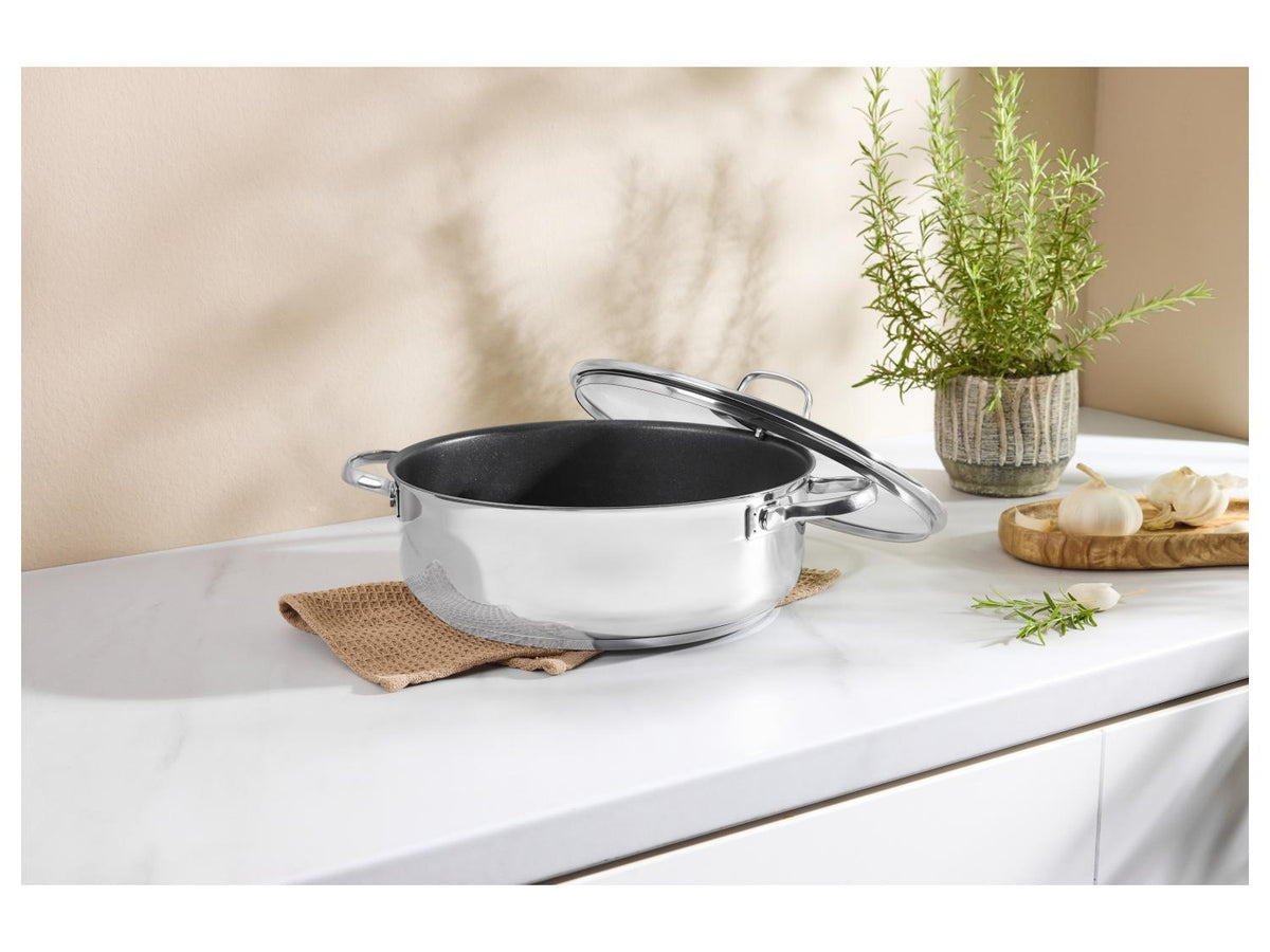 Casserole en acier inoxydable, Ø 28 cm