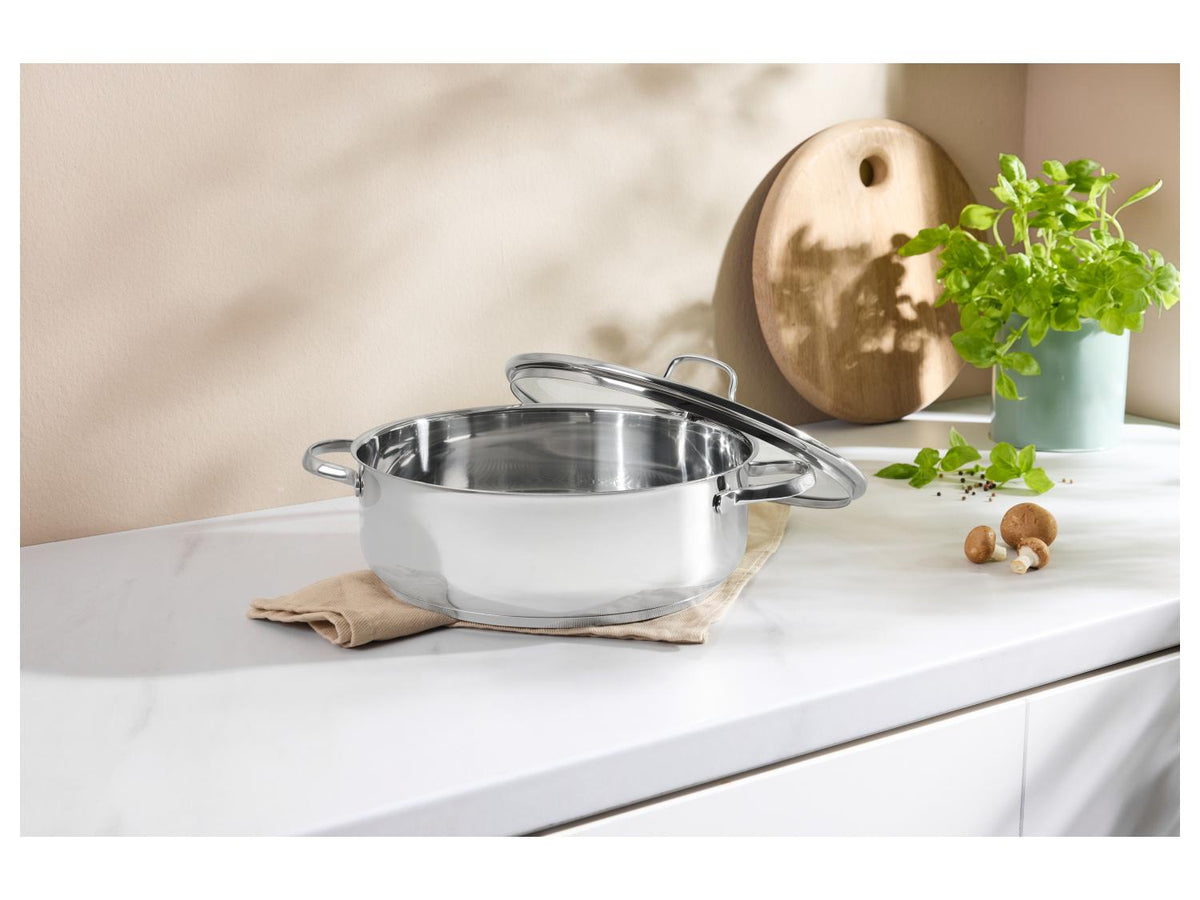 Casserole en acier inoxydable, Ø 28 cm