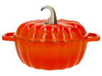 Cocotte en fonte en forme de citrouille
